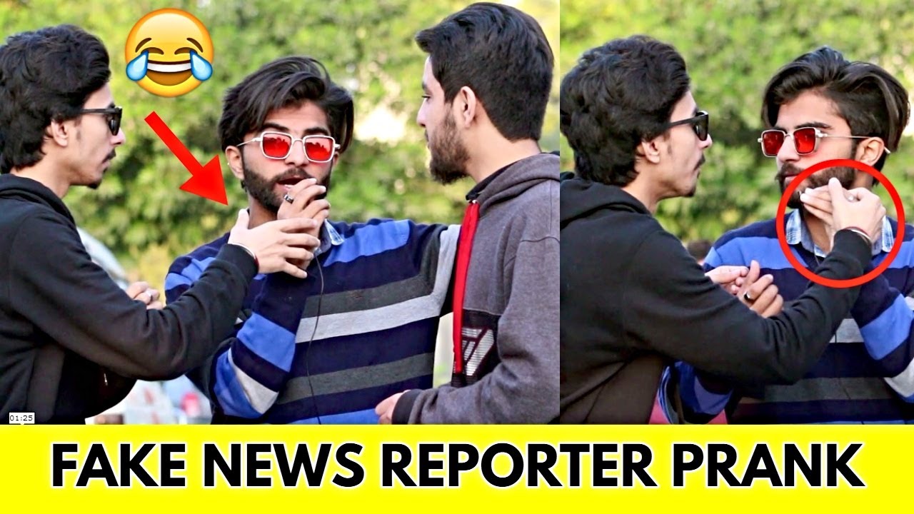 Fake News Reporter Prank || Pindi Vibes