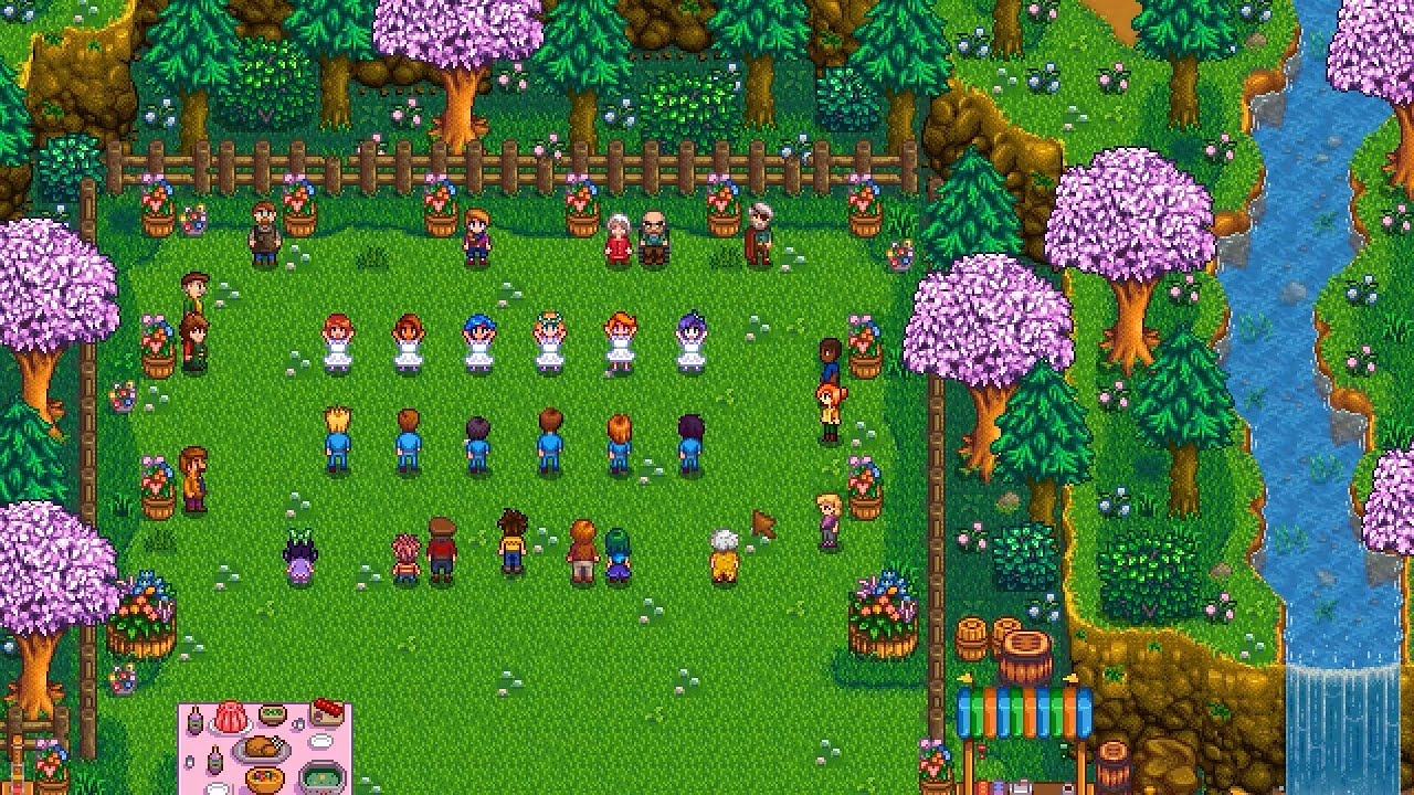 Stardew Valley cjb year 1 spring day  23 to 25 ทำงานจนลืมจีบใคร เลยไม่มีใครชวนเลย