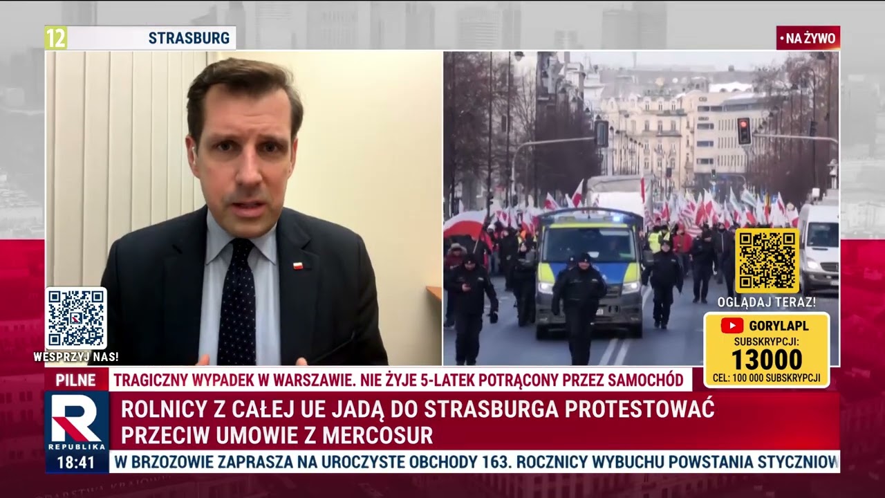 OSTATNIA SZANSA NA BLOKADĘ MERCOSUR? Decydujące starcie w Strasburgu | Polityczny Horyzont