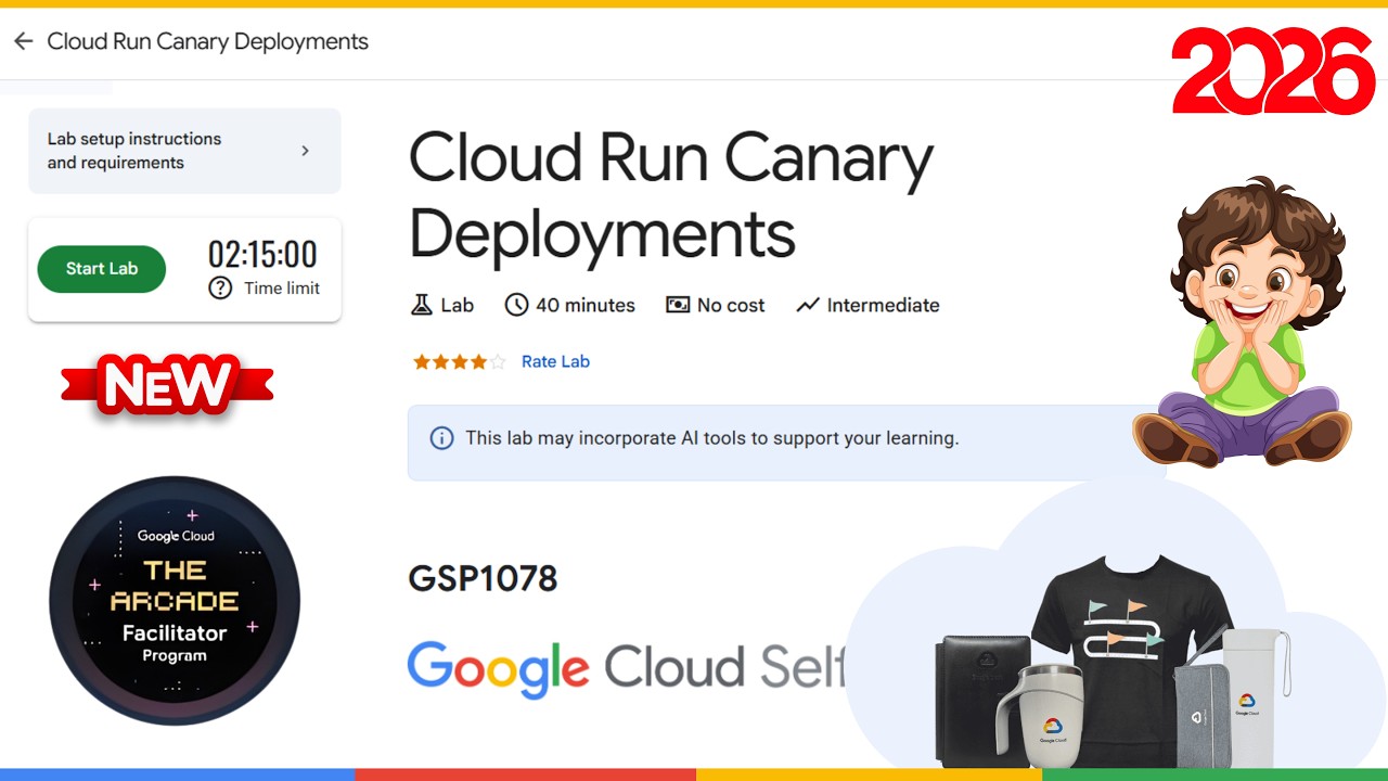 Развертывание Cloud Run Canary | GSP1078