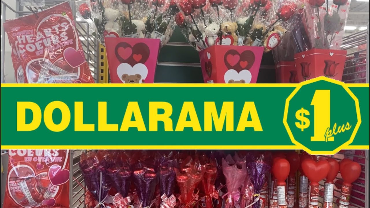 NEW DOLLARAMA  Shop. Walk thru Valentines Decor