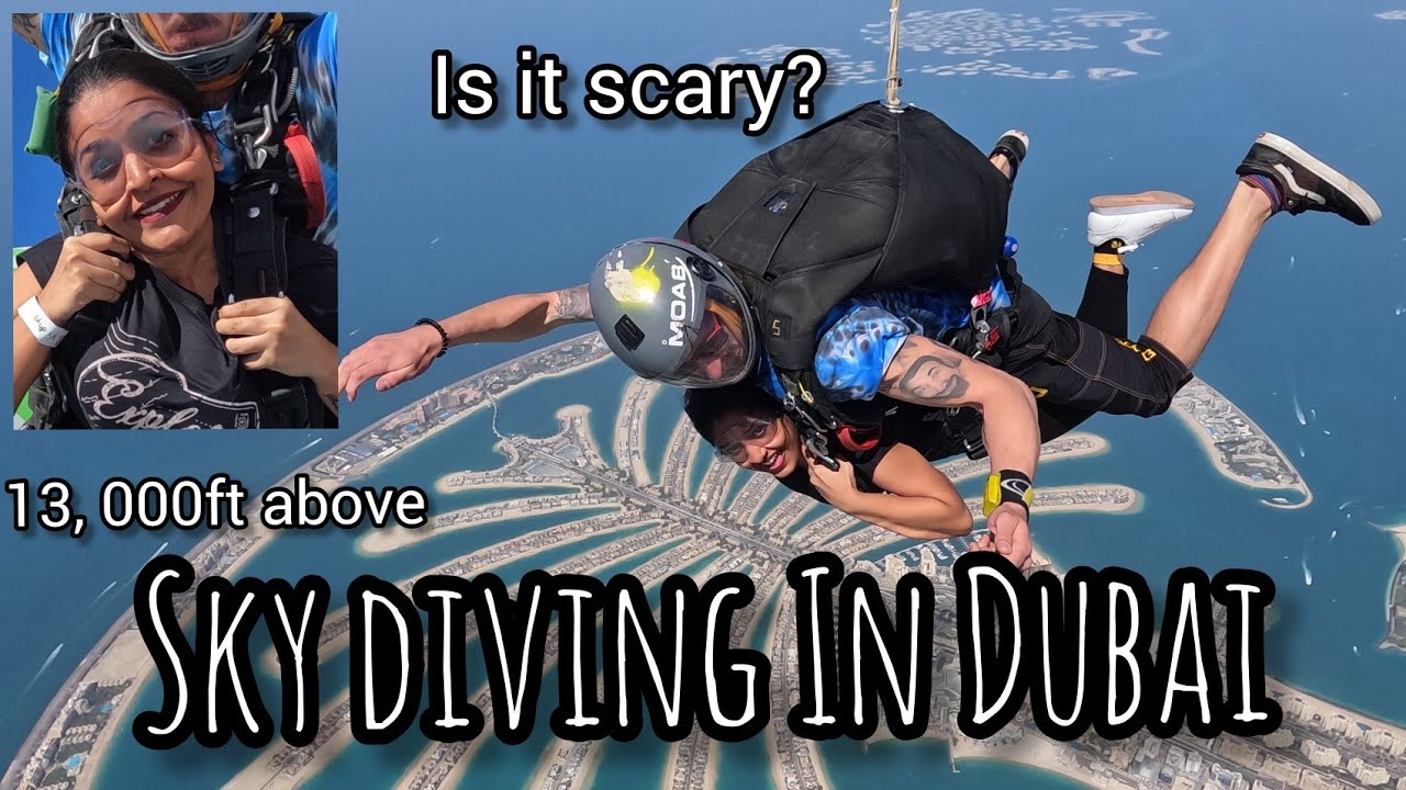 தமிழில்-SKYDIVING IN DUBAI |skydive|is it scary?
