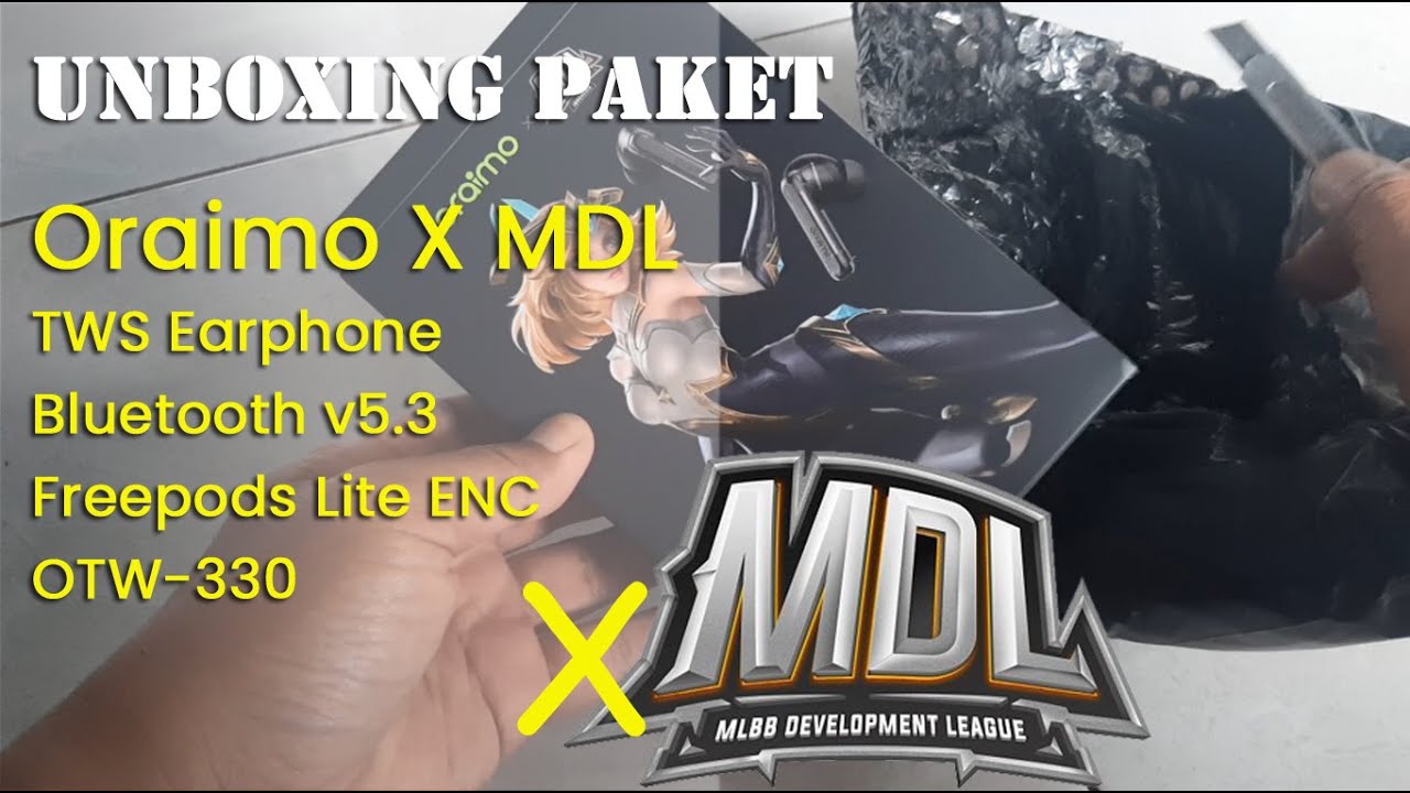 UNBOXING PAKET_Oraimo X MDL TWS Earphone Bluetooth