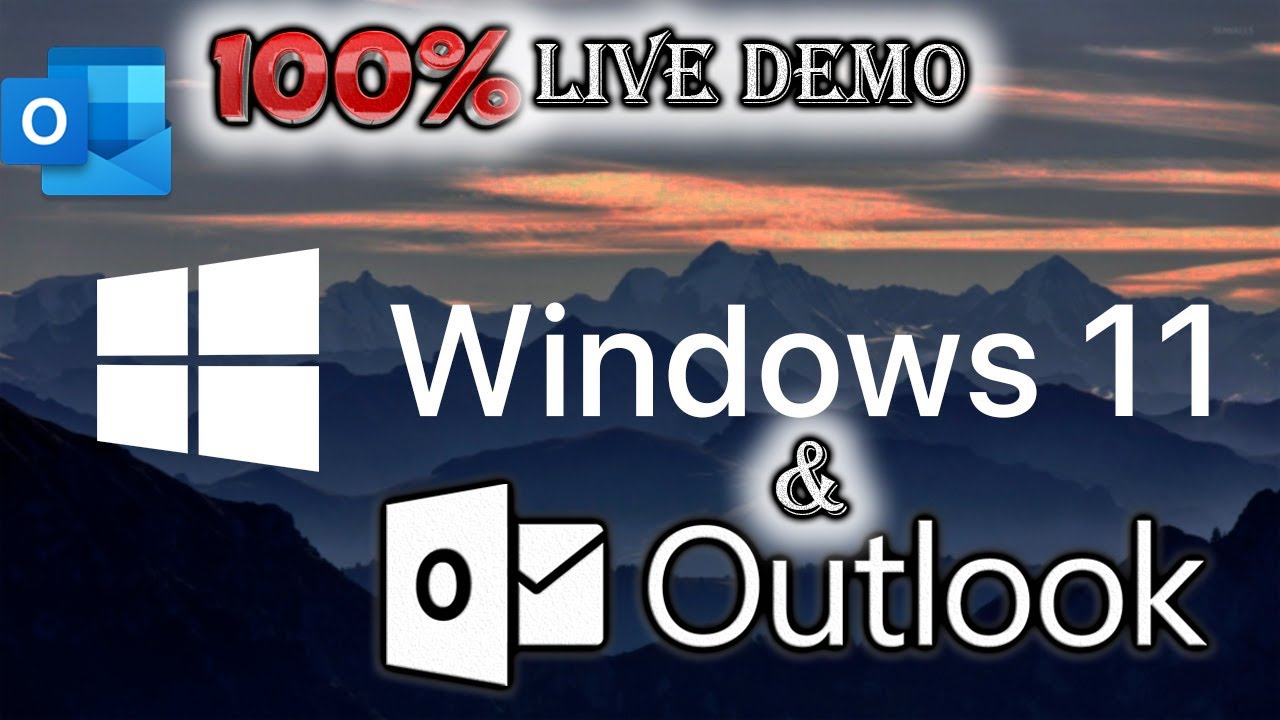 Windows 11 with Outlook / How to configuration outlook in windows/ 2021 windows 11 with MS Outlook