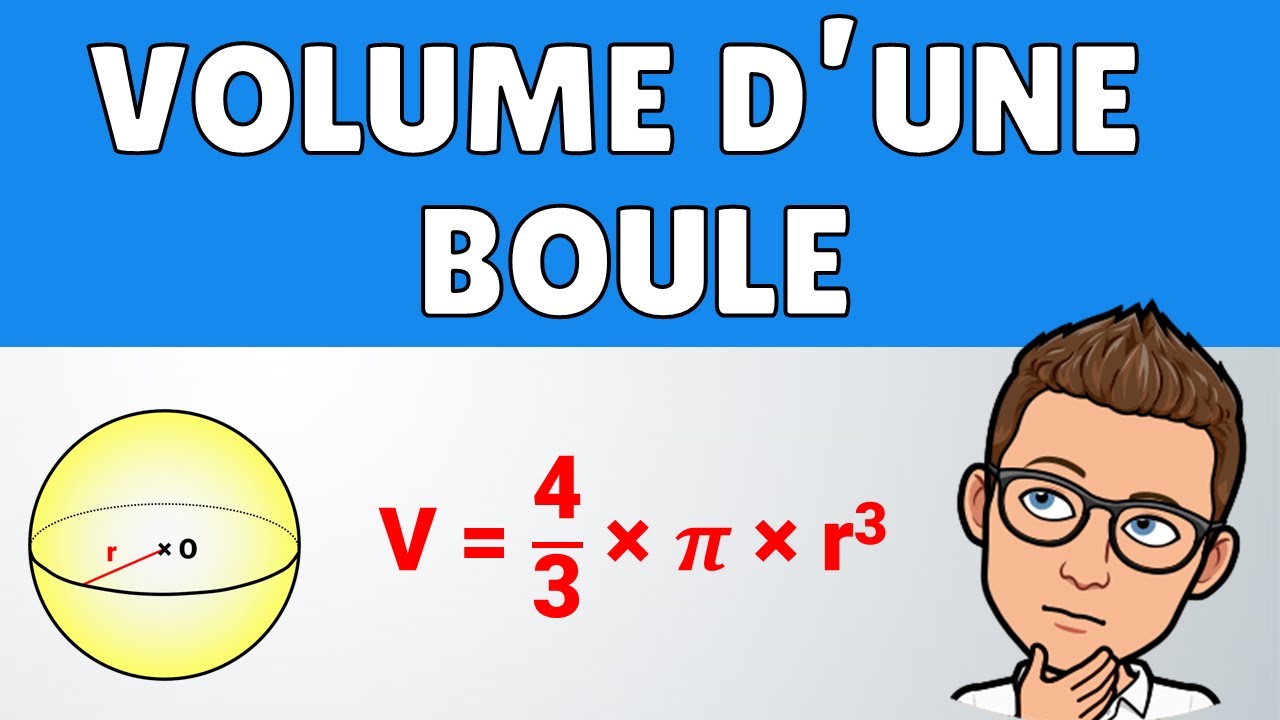 Comment calculer le volume d'une SPHÈRE ? (boule) | Mathématiques