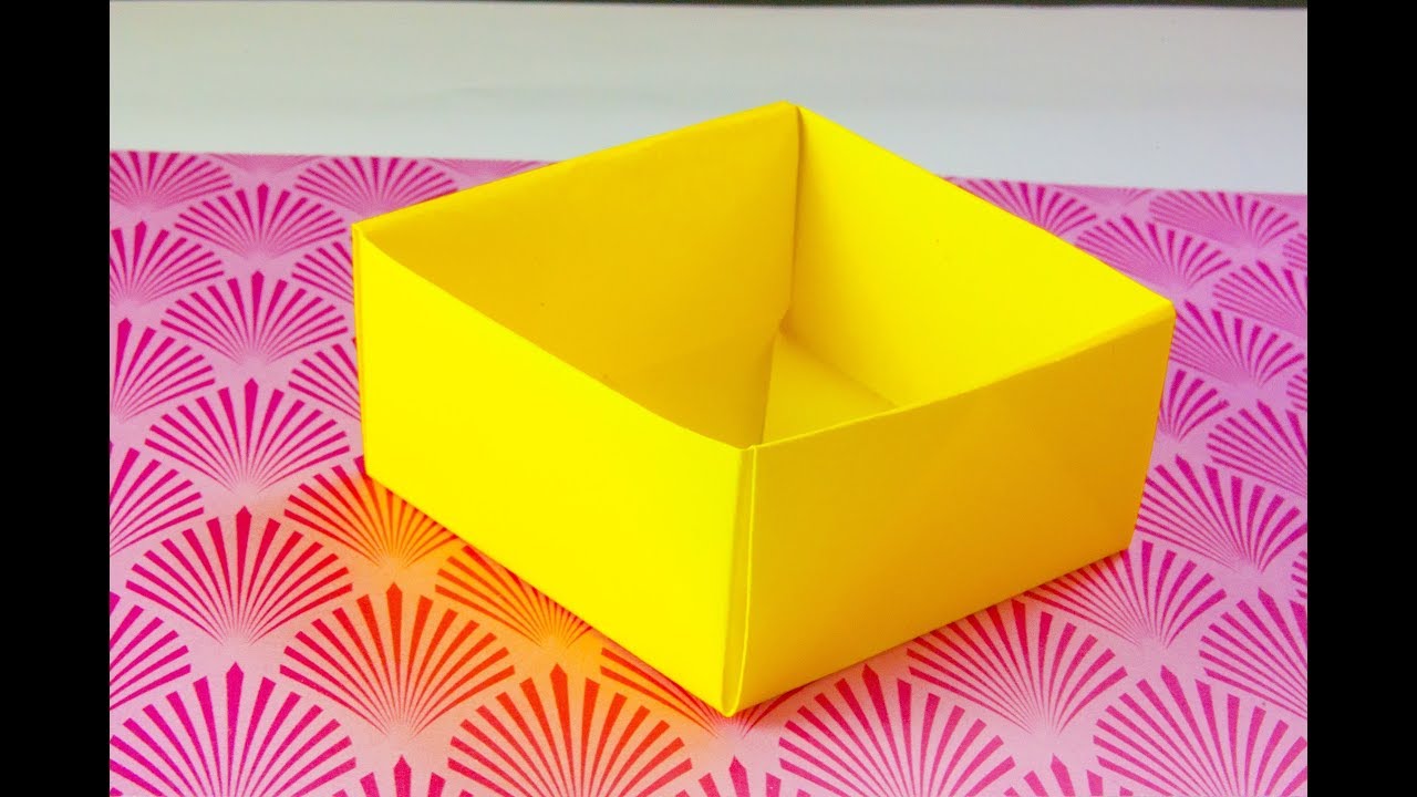 Como hacer Caja Origami Papiroflexia  FACIL