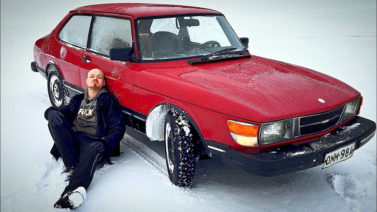 Piikkirenkaat Saabin alle - SAAB 90