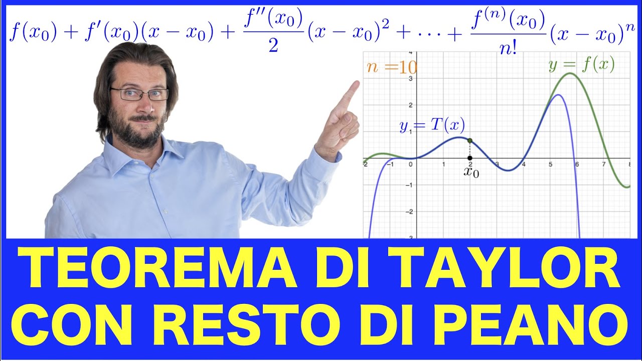 Teorema di Taylor con resto di Peano, spiegazione e dimostrazione
