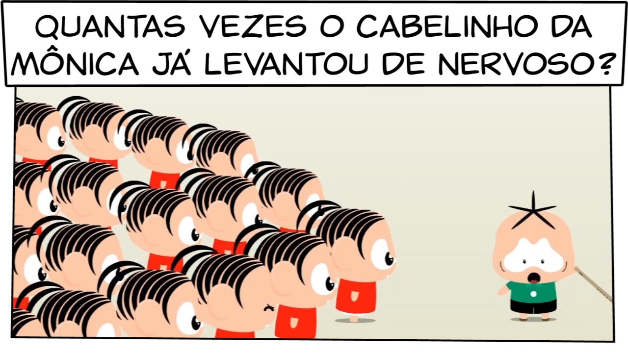 Quantas vezes o cabelinho da Mônica já levantou? (segunda contagem) | Mônica Toy