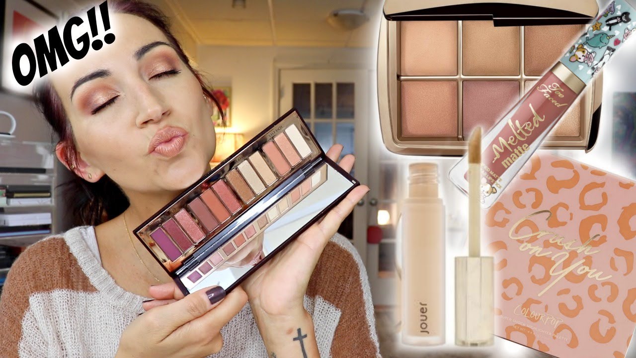 GRWM-TRYING POPULAR NEW MAKEUP RELEASES | CHARLOTTE TILBURY STARS PALETTE