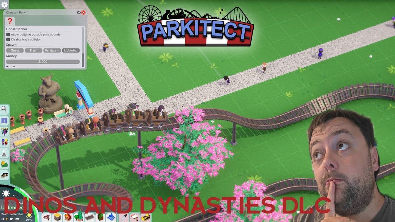 Parkitect's New DLC - Dinos & Dynasties! #gifted