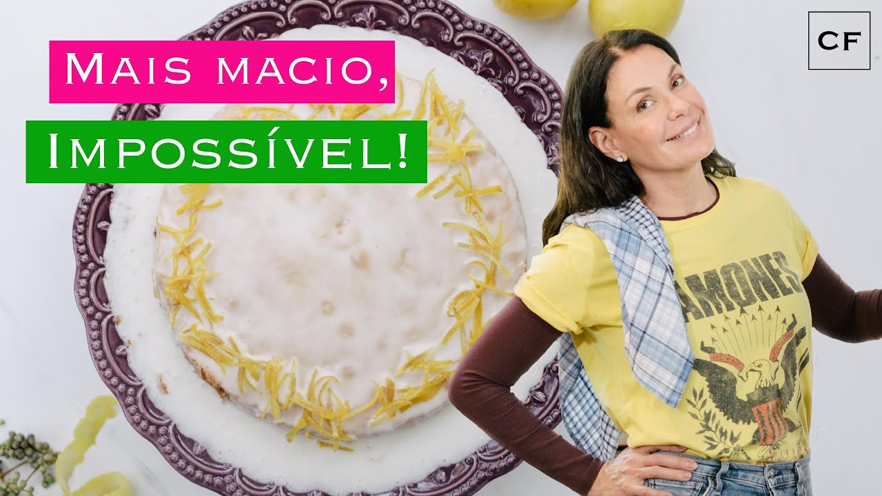 Bolo de Limão Siciliano - Na Cozinha Com Carolina