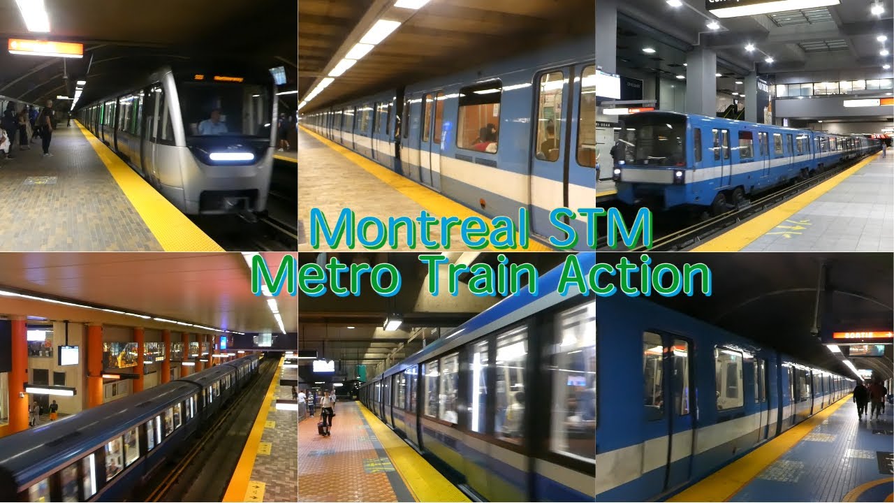 Montreal STM Metro Train Action - July 26 - 28, 2023