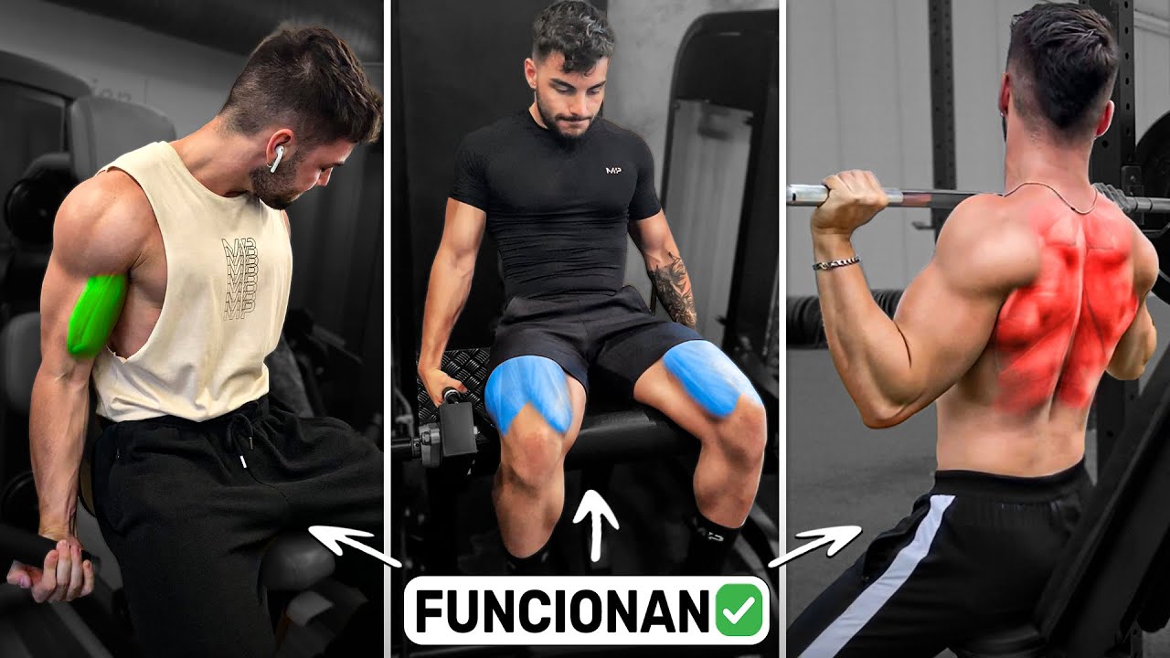 Rutina de 5 días para Aumentar Más Masa Muscular en el Gym | Hombres 18-45 años