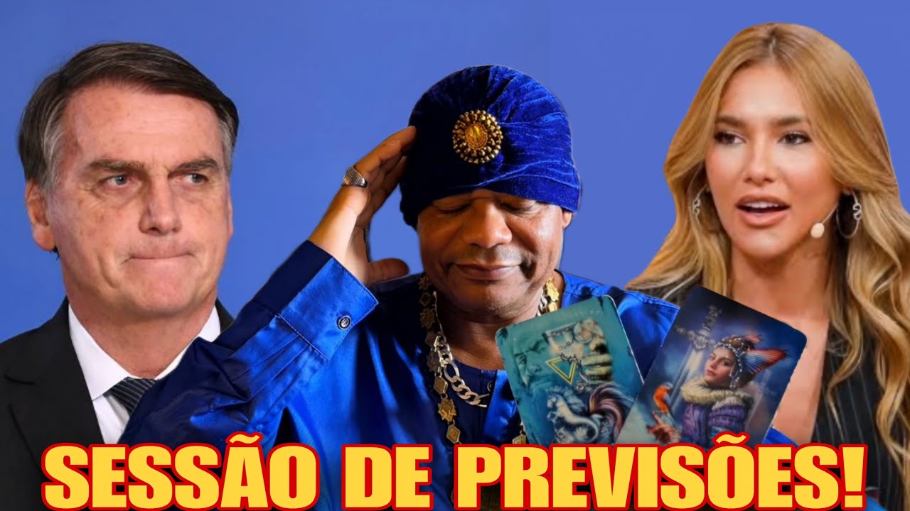 BOMBA BOMBA BOMBA! SESSÃO DE PREVISÕES MÍSTICO ABRE AS CARTAS PARA VIRGÍNIA E BOLSONARO