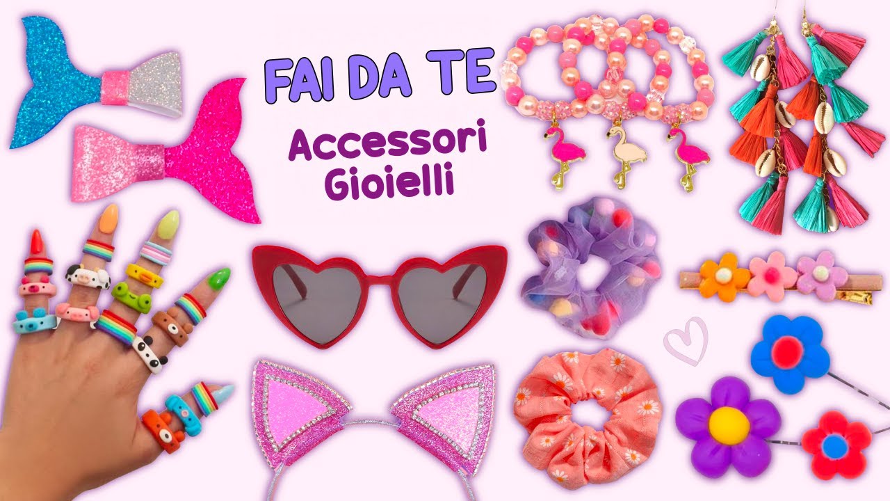 16 ACCESSORI FAI DA TE E IDEE DI GIOIELLI FATTI A MANO - SCRUNCHIES, BRACCIALETTI, COLLANE
