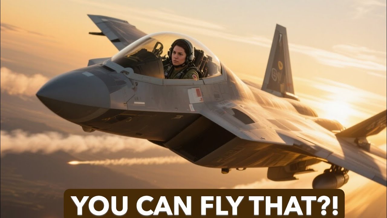 A Hidden Talent Revealed: Flying an F-22 in a Critical Moment | Emotional Stories.