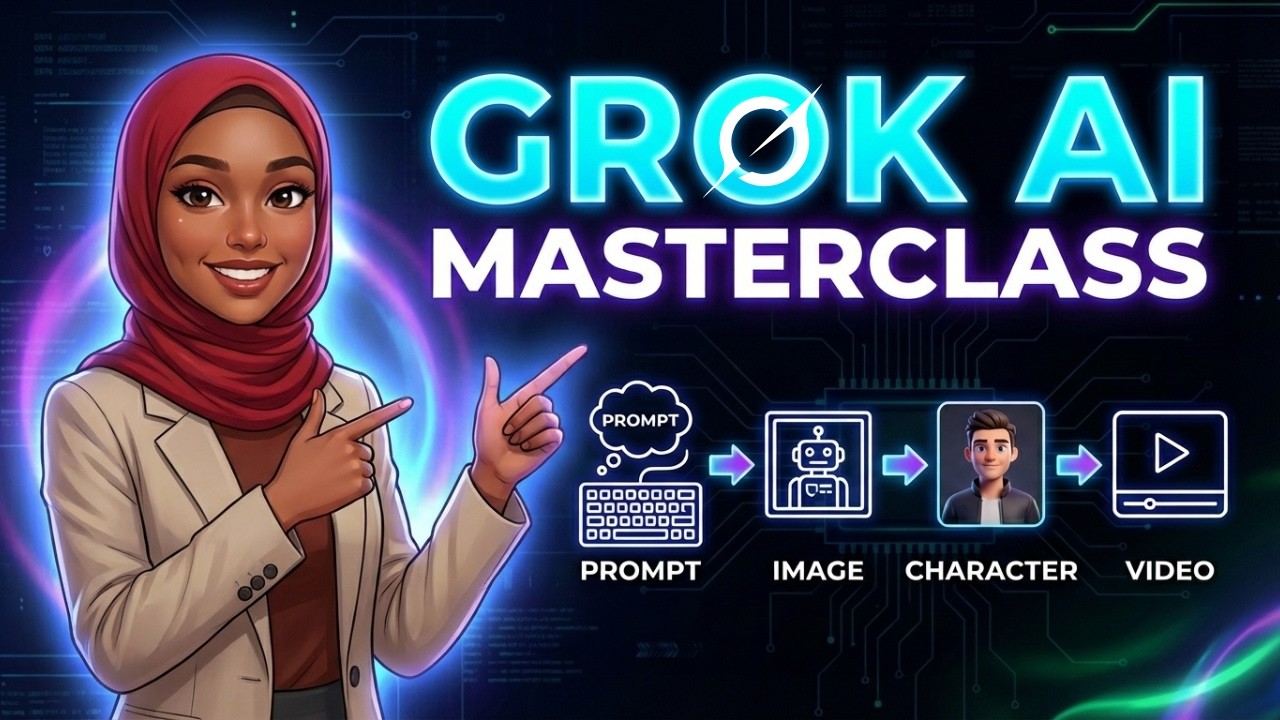 Полный учебник по Grok AI 2026: создание подсказок, изображений, видео и синхронизация губ.
