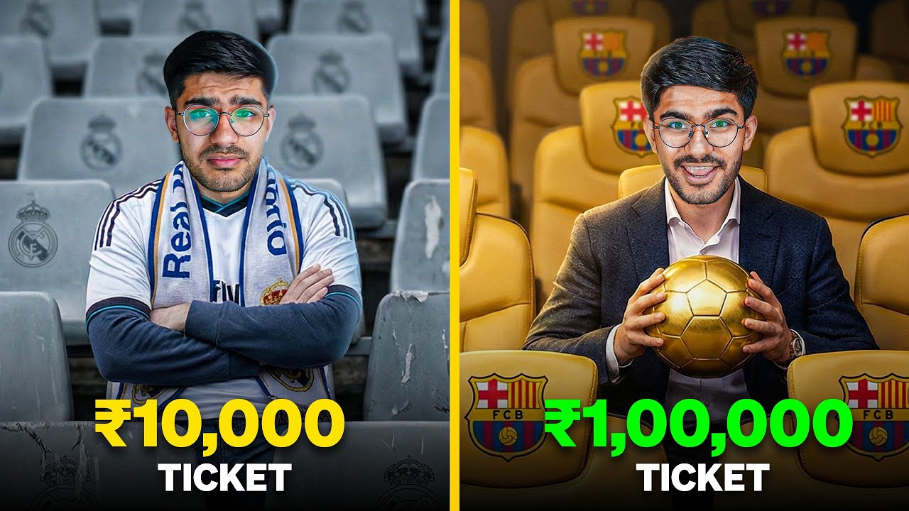 Rs 10,000 vs Rs 1,00,000 FOOTBALL SEATS