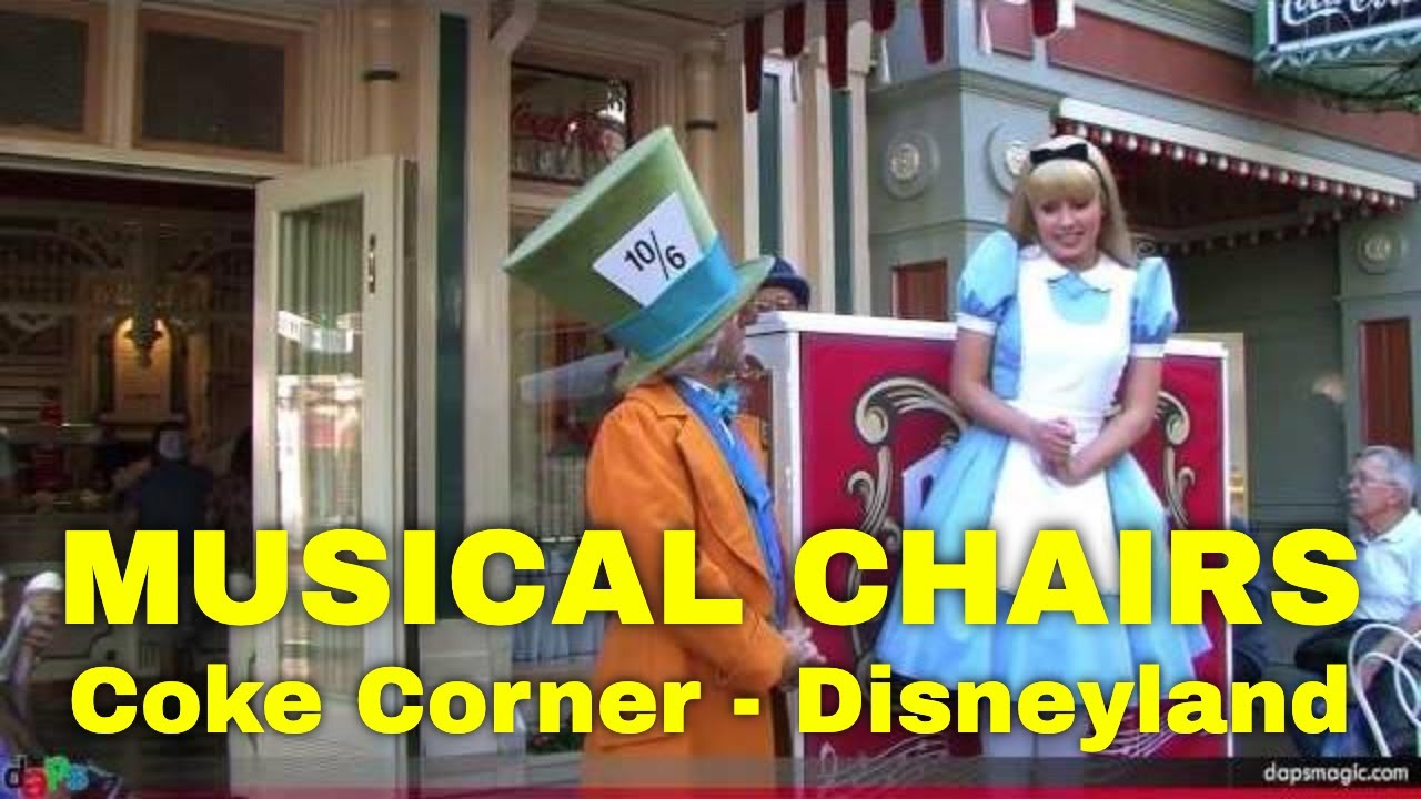 Musical Chairs with Alice in Wonderland, Mad Hatter, & Ragtime Robert - Disneyland Resort