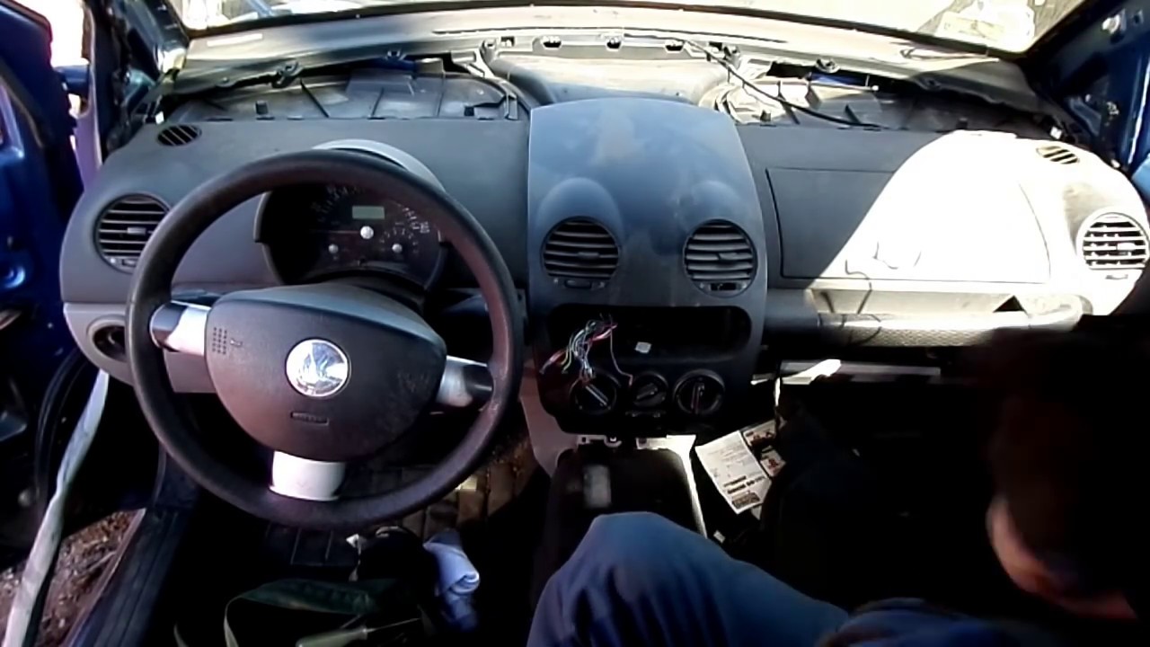 Удаление компьютера VW New Beetle