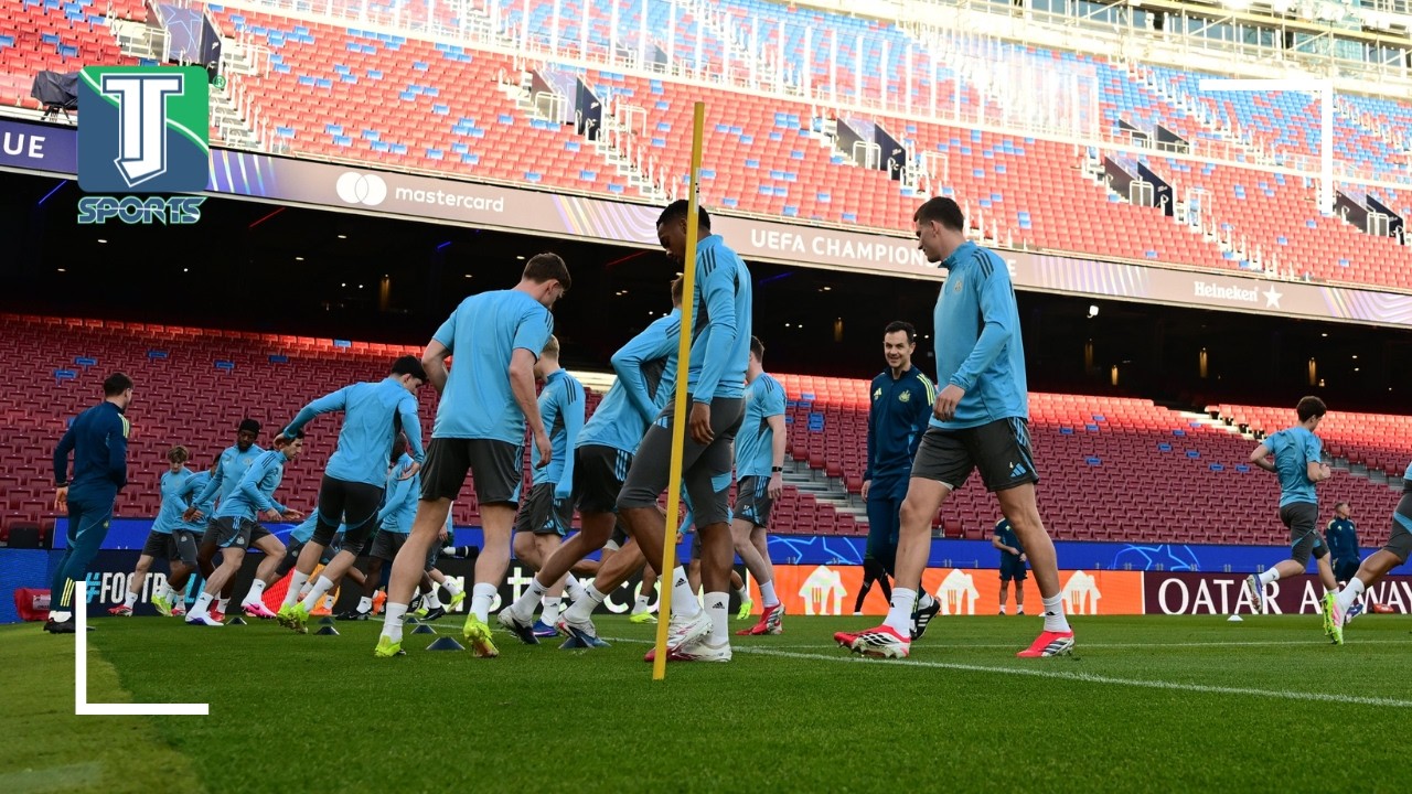Newcastle final training session ahead of Barcelona clash