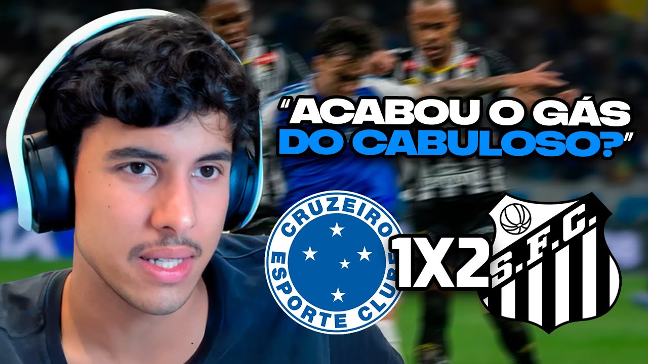 RENATO REAGE: MELHORES MOMENTOS: CRUZEIRO 1 X 2 SANTOS | BRASILEIRÃO 2025 | 19ª RODADA