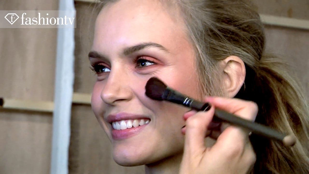 Hair & Makeup - Jaeger Backstage - London Fashion Week Spring 2012 | FashionTV - FTV