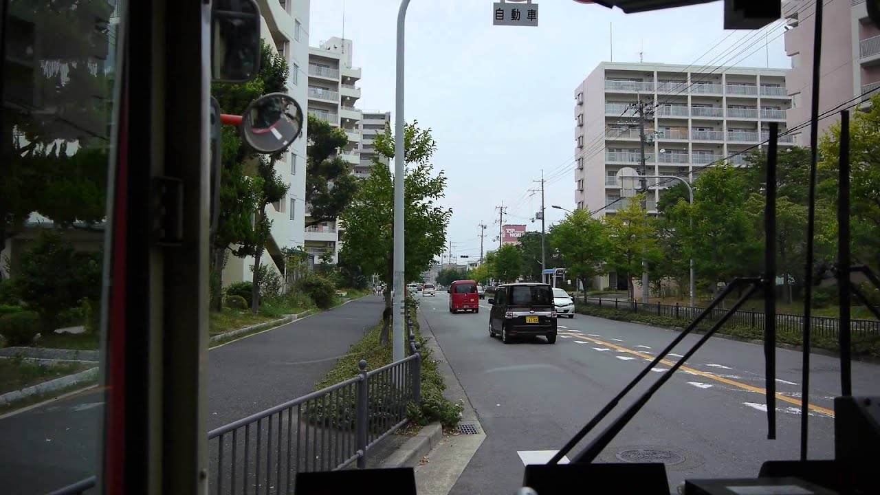 京阪バス 香里団地営 1A系統 前面展望 京阪香里園～新香里～枚方市駅南口～関西医大枚方病院