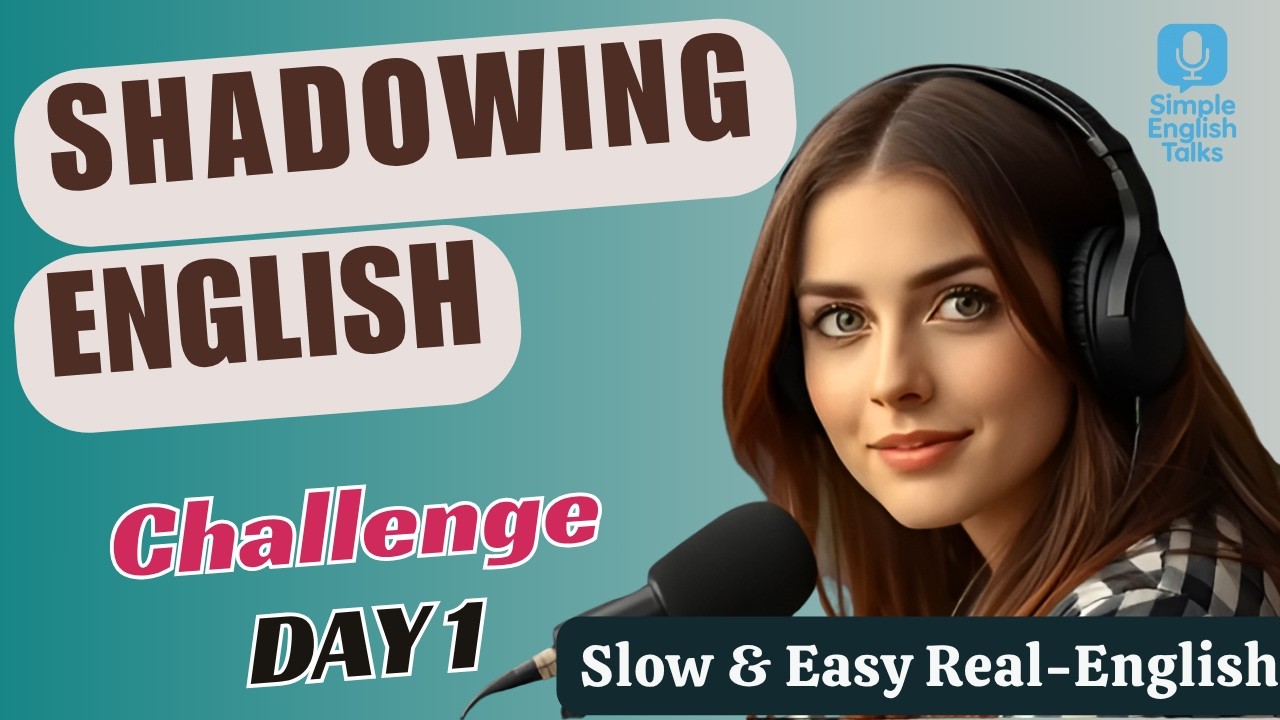 A1–A2 English Podcast ｜ Shadowing English Speaking Practice ｜ Speak Fluently 5 Day English Speaking