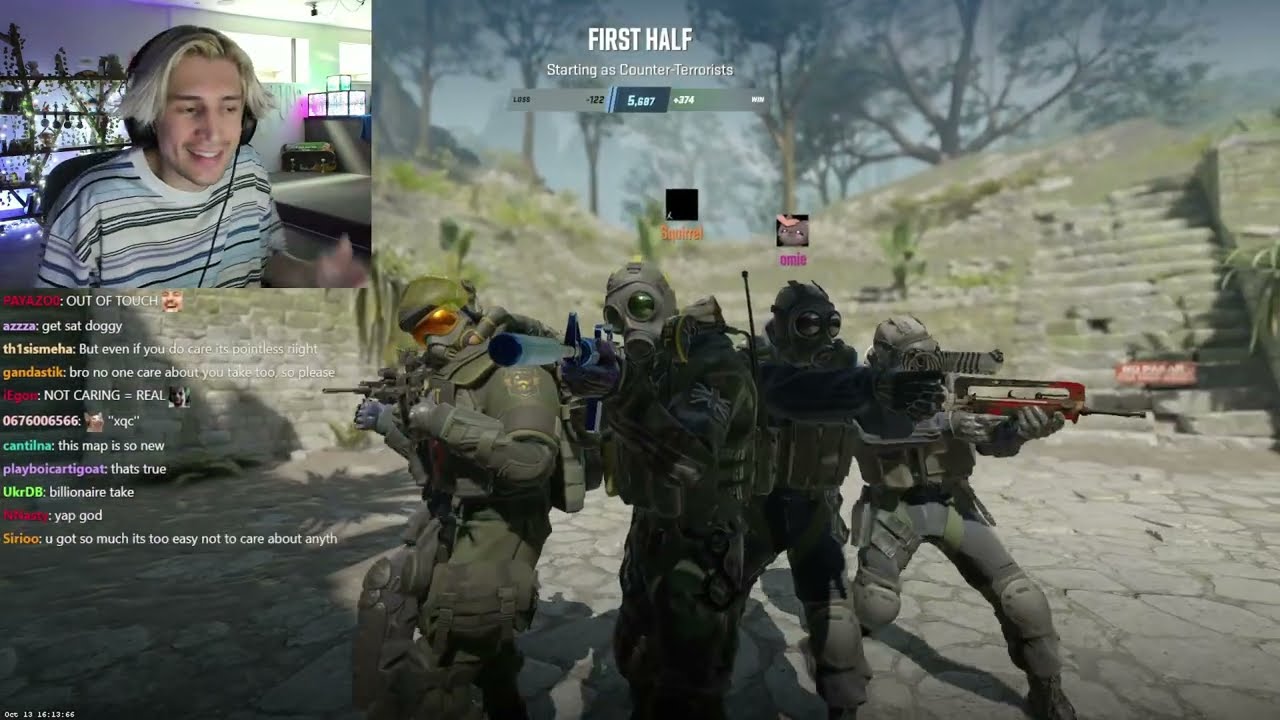 xQc Plays Counter Strike 2 with Friends!