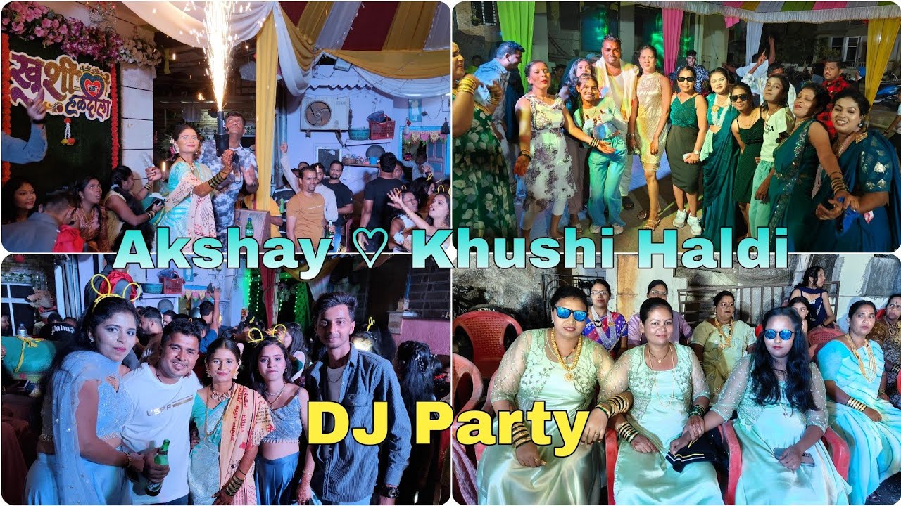 DJ Party | Akshay Khushi Haldi 2024 | Mora Koliwada 