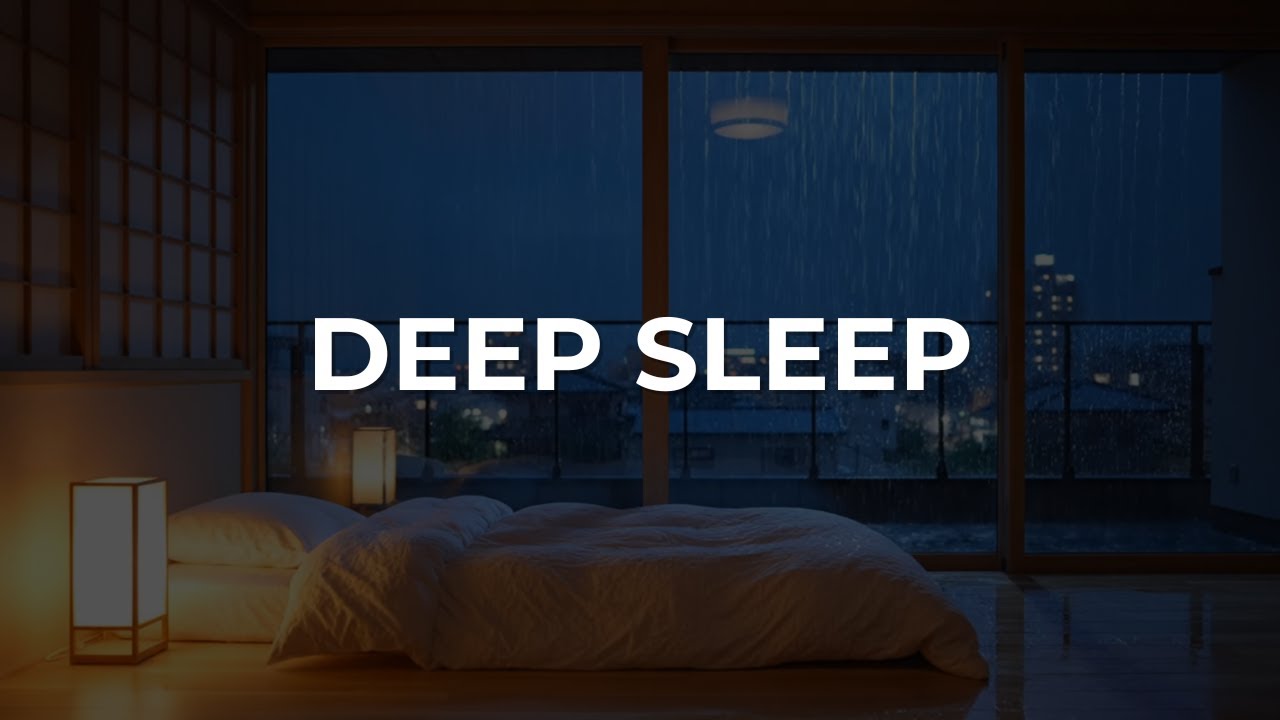 Relaxing Piano and Soft Rain &ndash; Dreamy Night Ambience for Deep Sleep & Healing