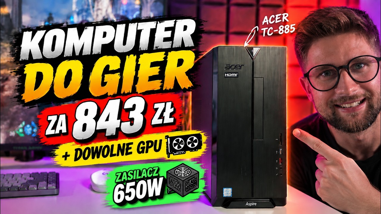 🎮 Tanie Granie &ndash; komputer do gier za 800+ GPU!