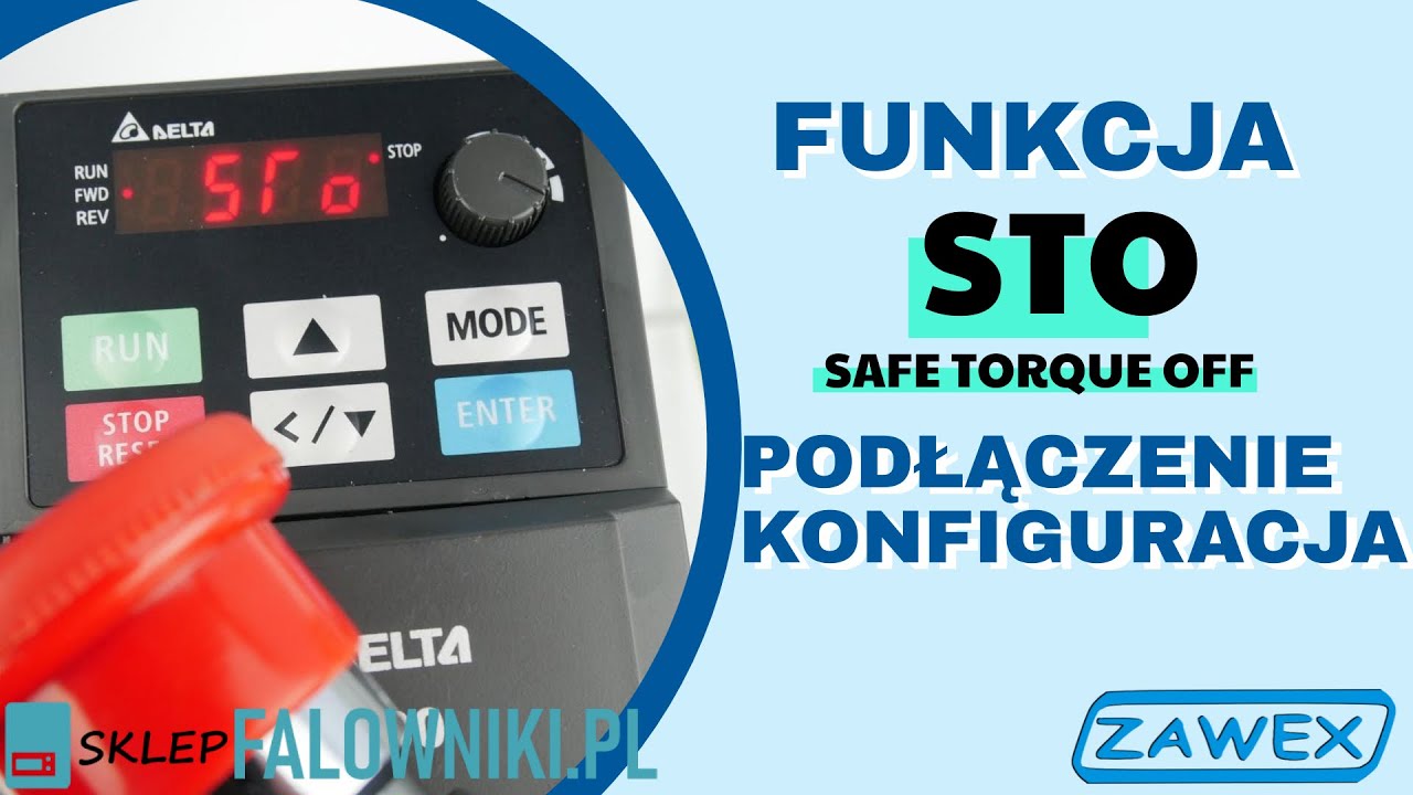 Funkcja STO w falownikach LS S100 i Delta – podłączenie i konfiguracja  -sklepFalowniki.pl