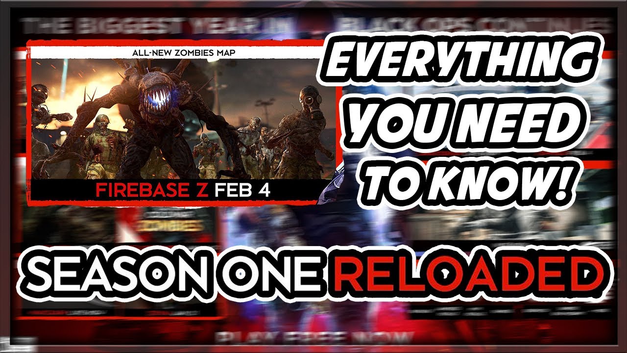 BLACK OPS COLD WAR ZOMBIES DLC 1 MAP "FIREBASE Z" RELEASE DATE & MORE! (SEASON 1 RELOADED)