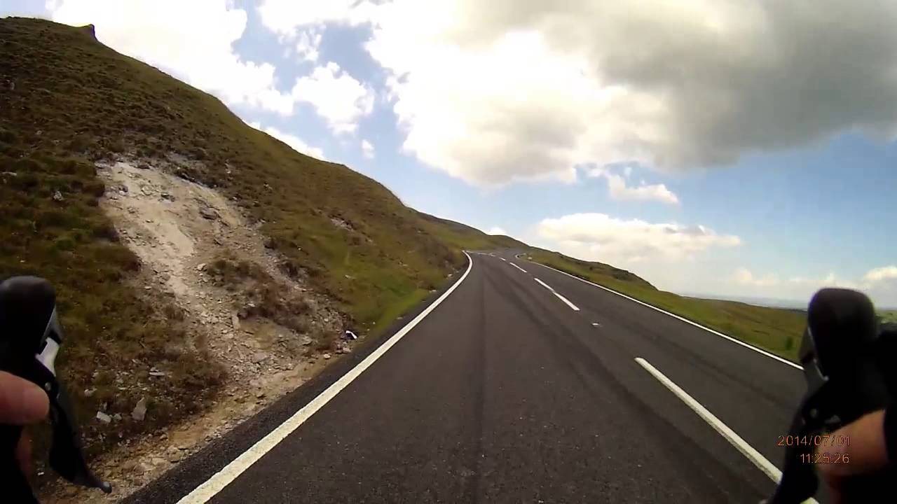 Cycling up Black Mountain, Wales