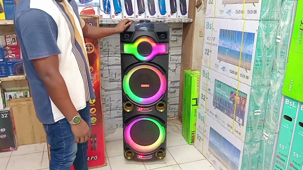 La Plus Puissante Enceinte Bluetooth Jamais Vue : 1m30 de Son et Lumière qui Domine Tout !