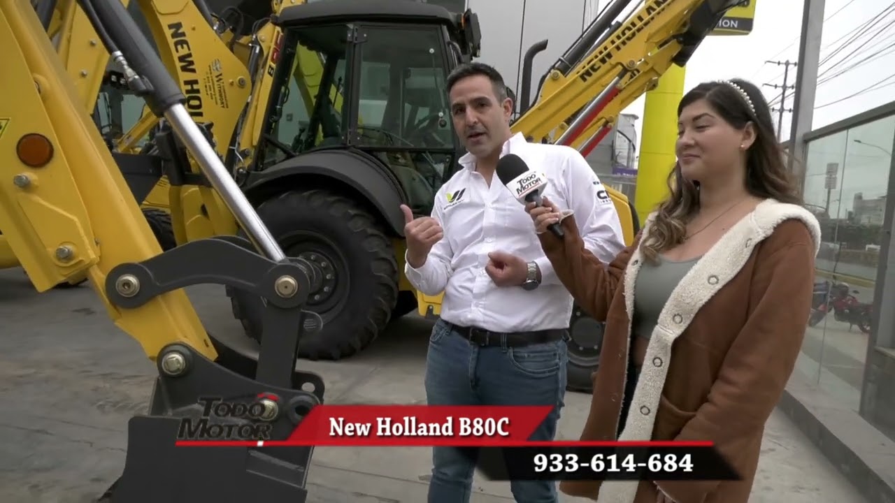 Retroexcavadora B80C, New Holland - Corporation Withmory
