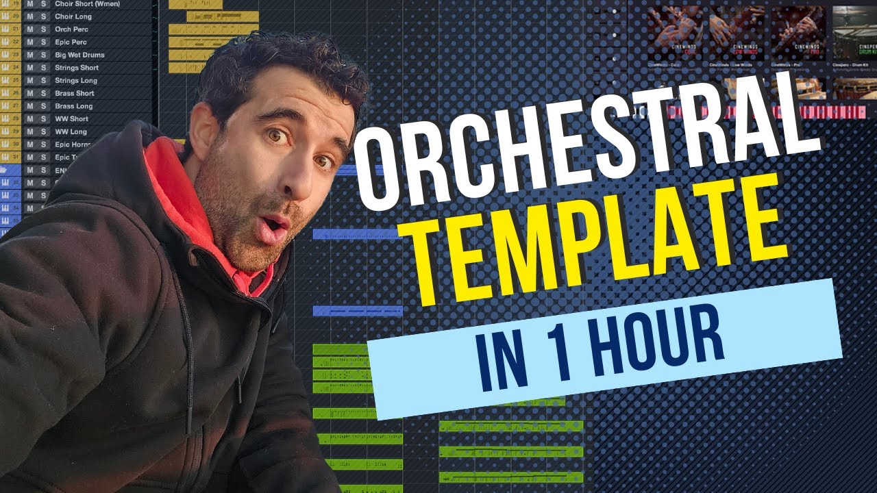 I created an Orchestral Template in 1 HOUR