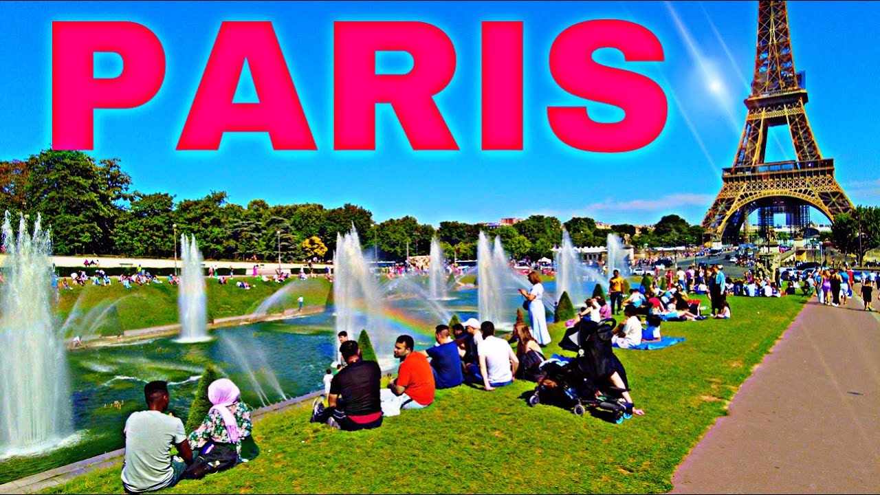 PARIS 4K | Walking Tour | Eiffel Tower | 4K City Life