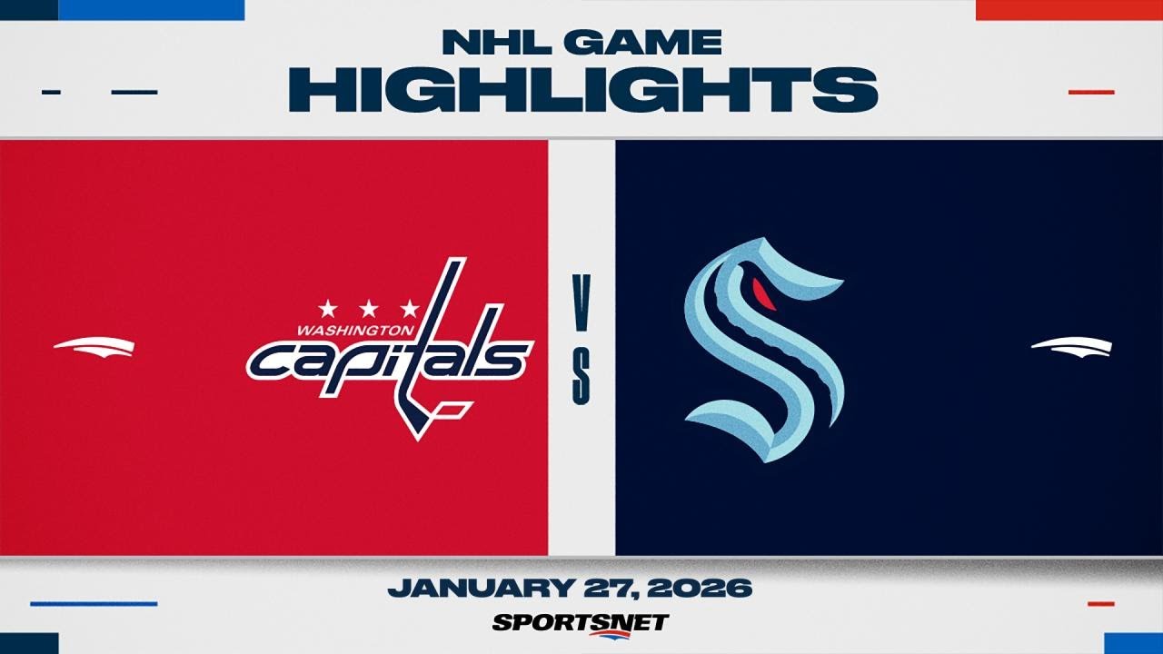 NHL Highlights | Capitals vs. Kraken - January 27, 2026