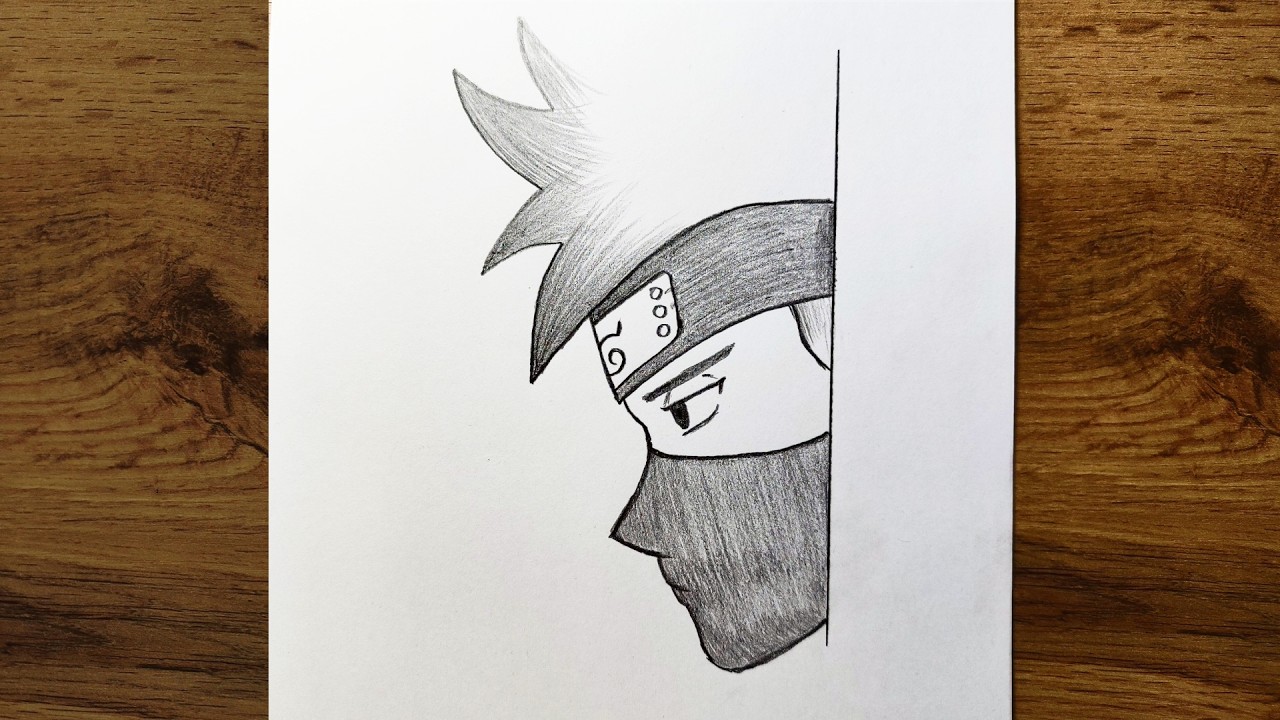 How to Draw Kakashi Hatake Easily | Drawing Tutorial (Step by Step)