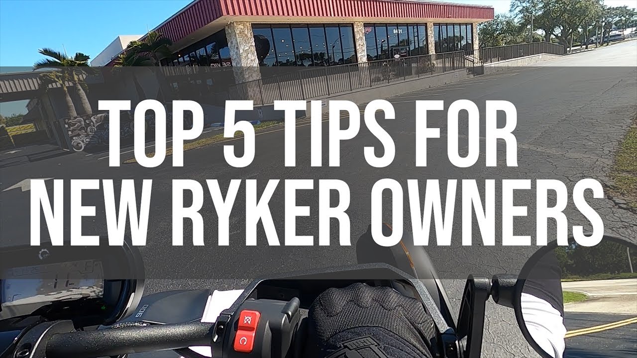Bought A Can-Am Ryker? - Top 5 Tips for New/Prospective Owners