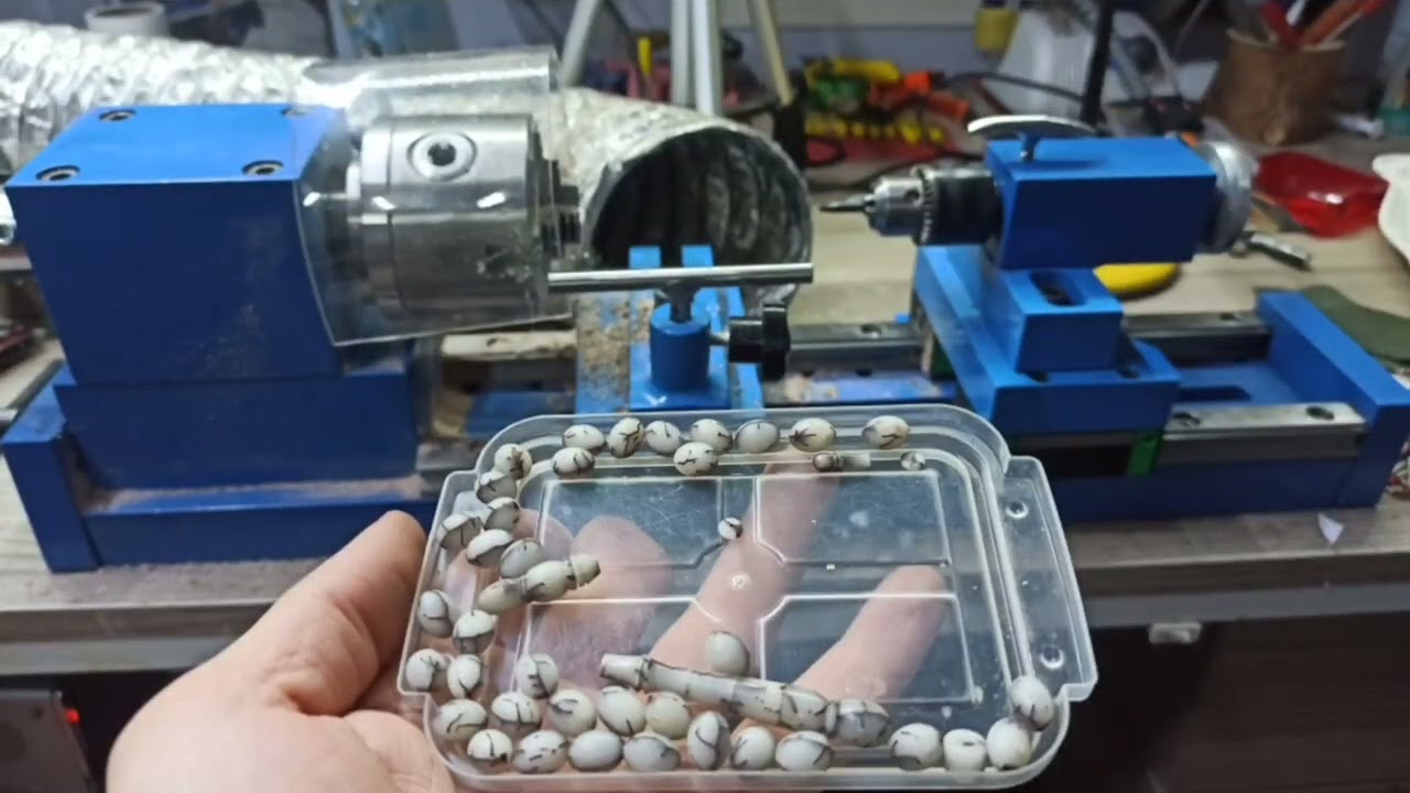 Kıbrıs Hurma çekirdeği Tesbih yapımı