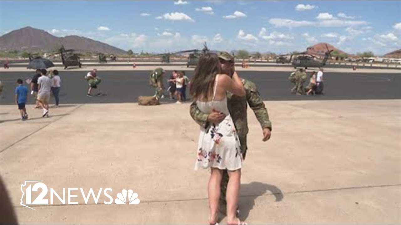Welcome home ceremony held for members of Arizona National Guard