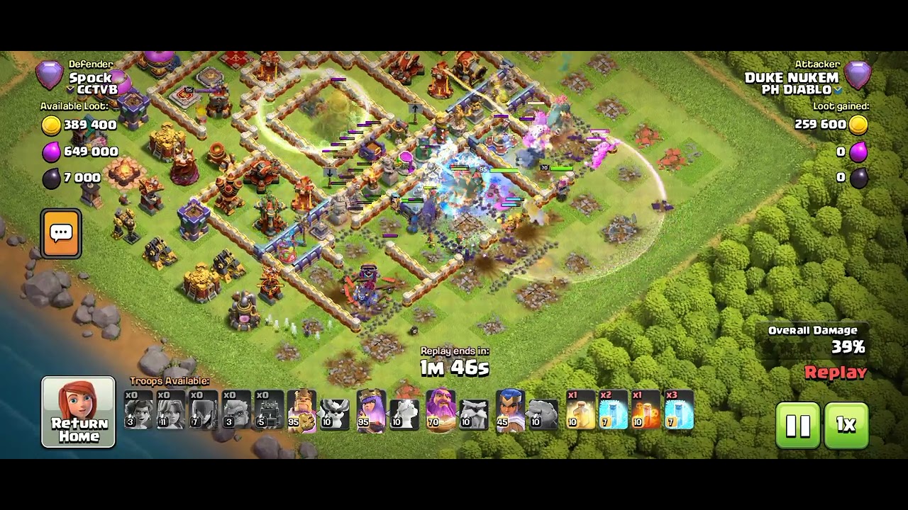 TH16 DRUID ROOT RIDER VALK ATTACK!