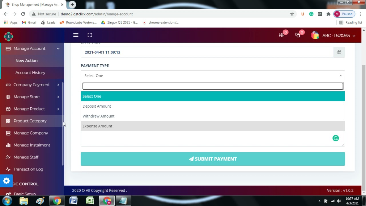 Shop Accounting Software , Installment Management System & Shop Management System