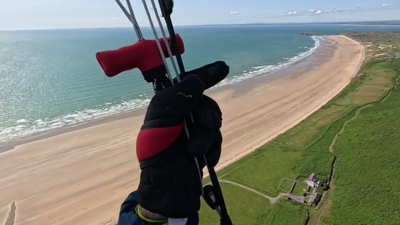 Rhossili Puffin 19m with KR. Beautiful day but gusty.