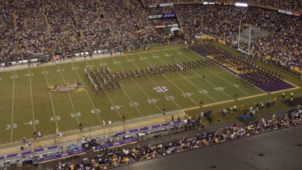 TAMU vs LSU Halftime Drill 2019